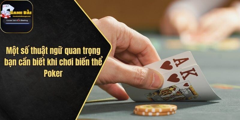 Một số thuật ngữ quan trọng bạn cần biết khi chơi biến thể Poker